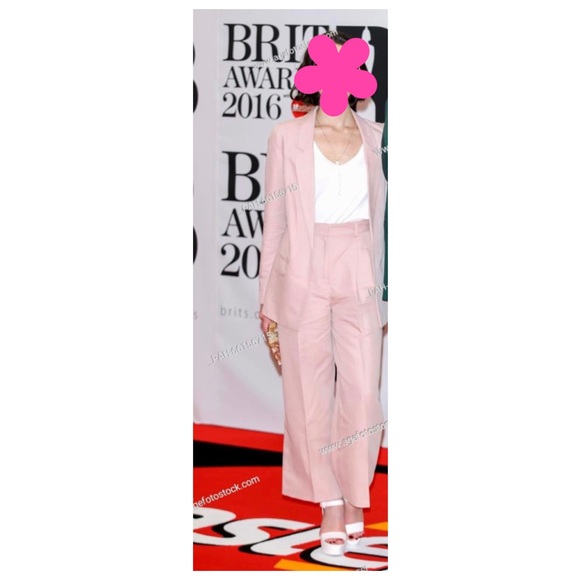 ASOS Pink Wide-leg Pantsuit with Blazer (Pant & Blazer Set) - Picture 4 of 4